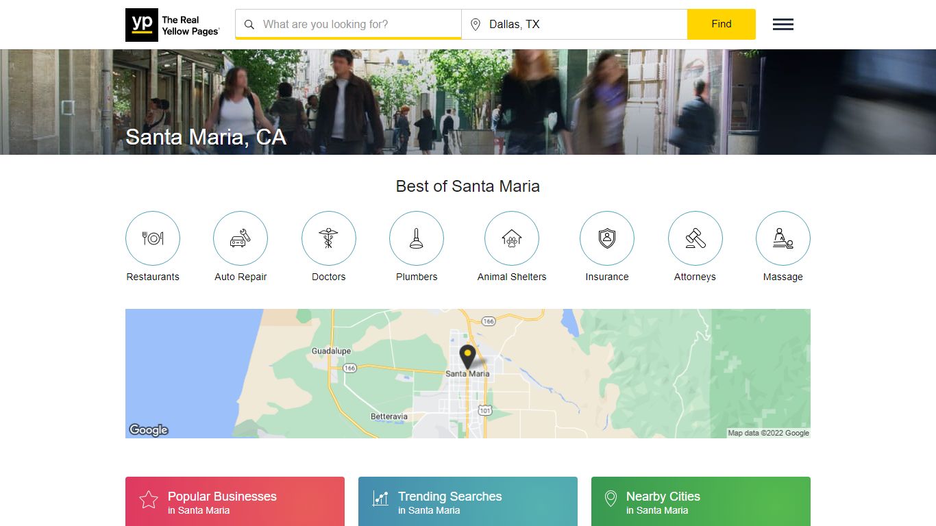 The Real Yellow Pages® - Santa Maria, CA Directory - YP.com